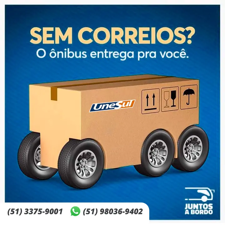 Social media Encomendas Express para Unesul